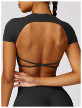Load image into Gallery viewer, Backless Strapped Cropped Top