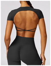 Load image into Gallery viewer, Backless Strapped Cropped Top