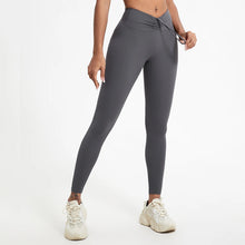 Load image into Gallery viewer, Drawstring High-Waisted Leggings