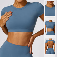 Load image into Gallery viewer, Backless Strapped Cropped Top