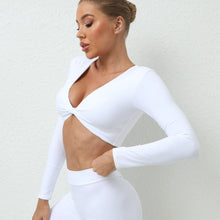 Load image into Gallery viewer, Long Sleeve Crop Top