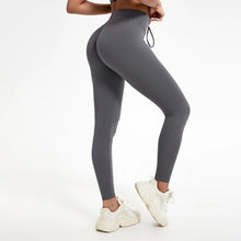 Load image into Gallery viewer, Drawstring High-Waisted Leggings