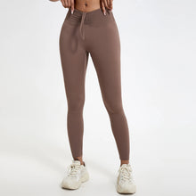 Load image into Gallery viewer, Drawstring High-Waisted Leggings